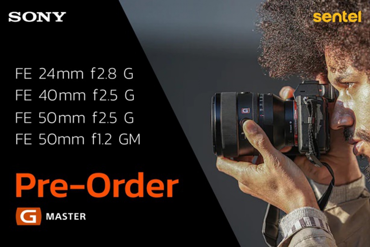 เปิด Pre-Order 4เลนส์ใหม่สุดจี๊ดจาก Sony : Sony 50mm F1.2 GM และ Sony 24mm F2.8 G, 40mm F2.5 G, 50mm F2.5 G 